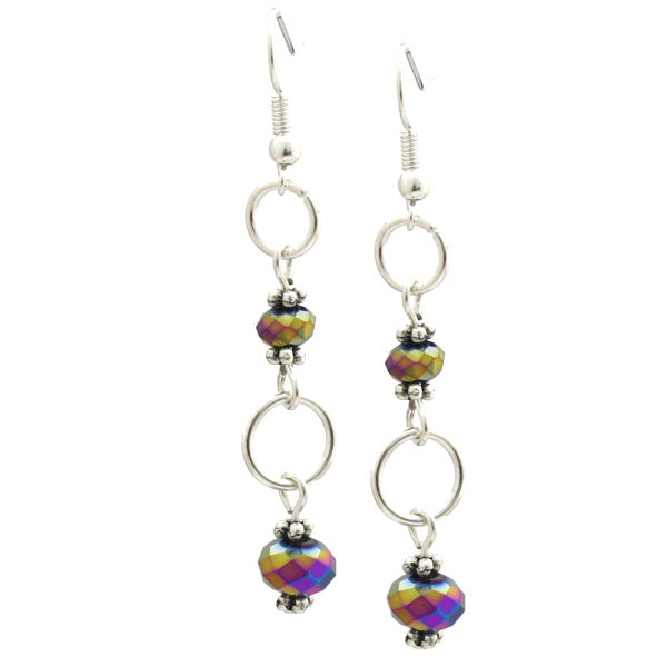 EARRINGS KIT - METALLIC PURPLE