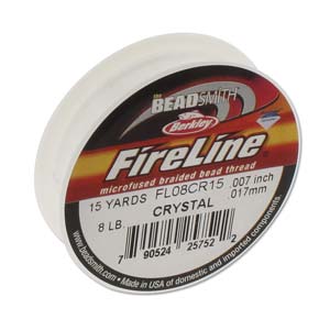 FIRELINE THREAD 8LB CRYS 0.007IN/0.17MM 15 YARD