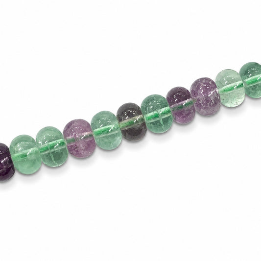 Fluorite 8x5mm Rondelle - Approx 70pcs