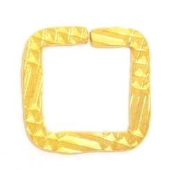 14mm gold square 20pcs