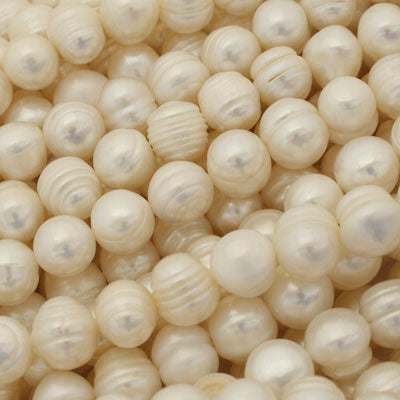 10 MM FRESH WATER PEARLS - 35 CM STRAND (FWP10)