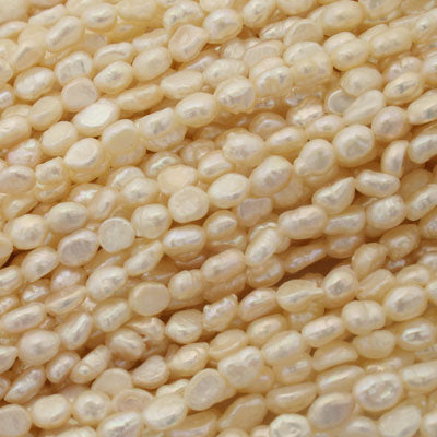 7 X 5 MM FRESH WATER PEARLS - 35 CM STRAND (FWP13)