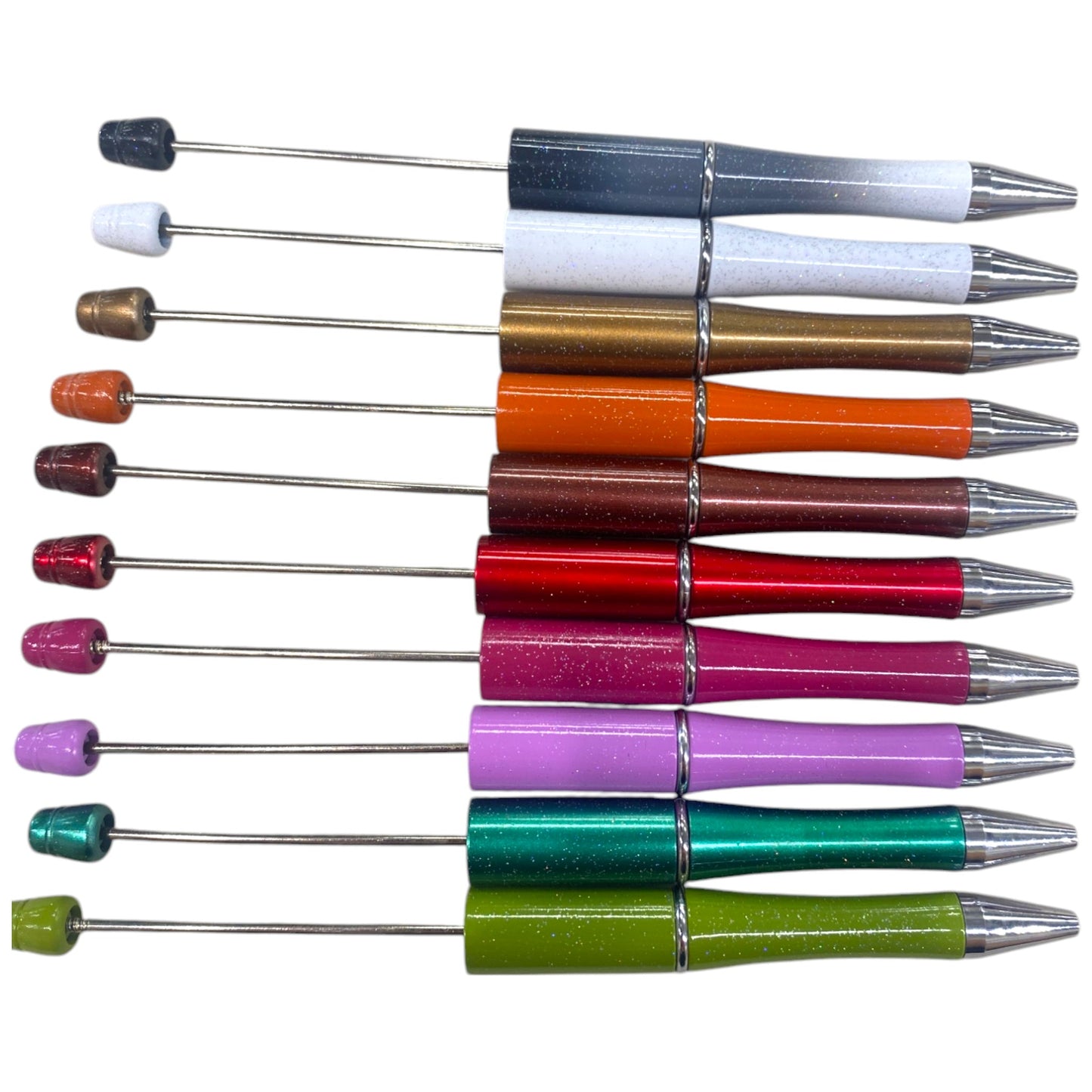 GLITTERED BEADABLE PENS - 1 PCS