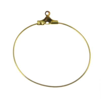 34mm gold hoop earrings 20pcs