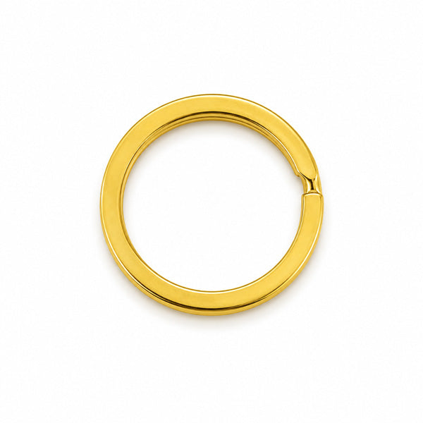 25mm Gold Key Ring - 12pcs