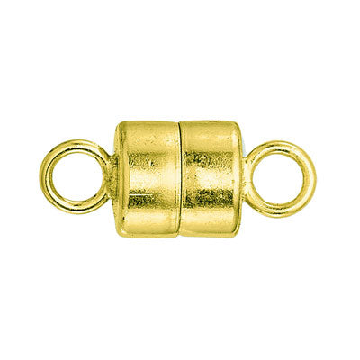 12 X 6 MM GOLD MAGNETIC CLASP - 3 SETS