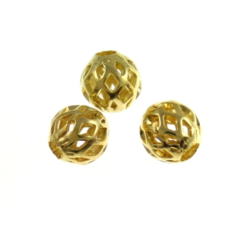 6mm gold beads 50pcs