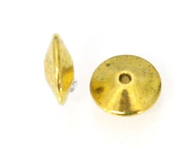 10mm gold bead 15pcs