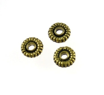 5mm gold spacer 75 pcs