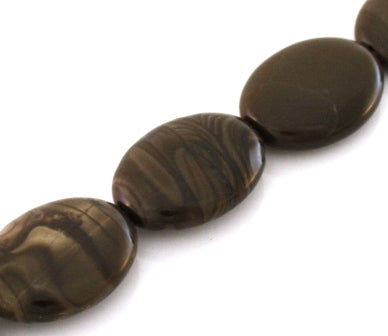 malachite black 20x15mm 20 beads