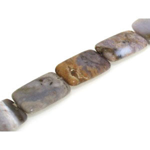 purple chalcedony 24x18 mm -16 beads