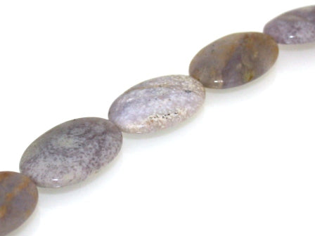 purple chalcedony 20x30mm 14 beads