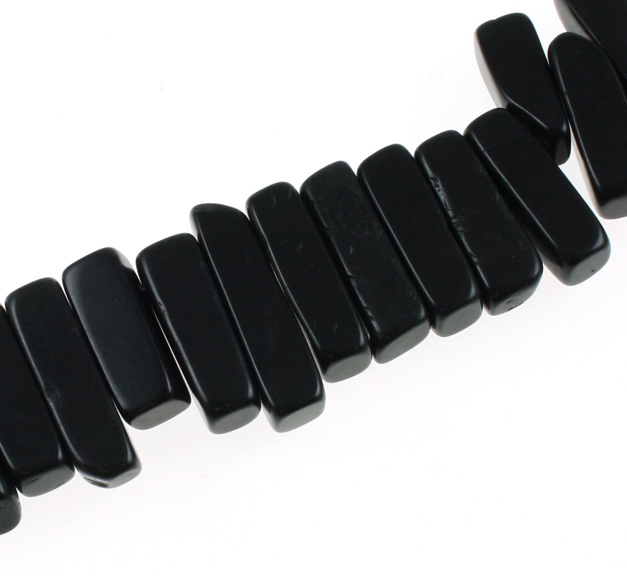 agate black top drill 20mm approx 65pcs
