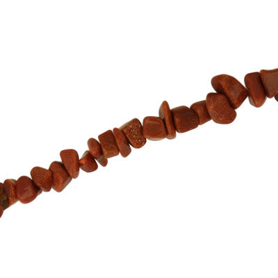GOLD STONE CHIP SML APPROX - 90 CM STRAND