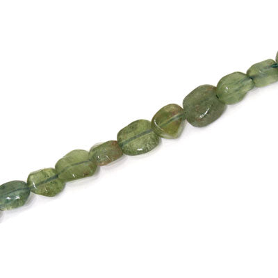 GREEN APATITE IRREGULAR APPROX 6-8 MM - APPROX - 40 PCS (40CM STRAND)