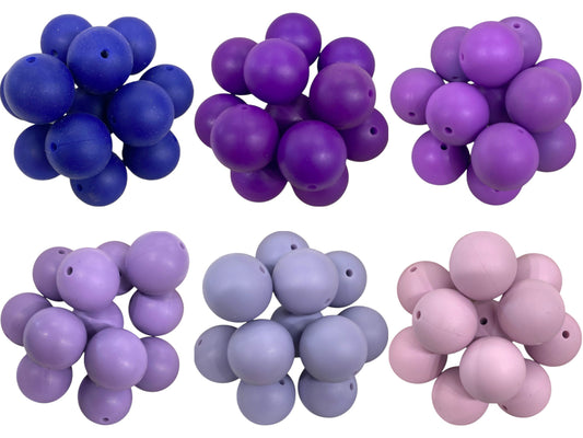 18 MM SILICONE BEADS - 3 PCS