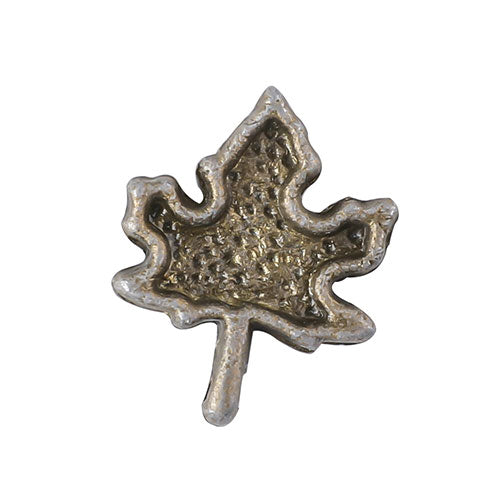 17 MM ANTIQUE MAPLE LEAF CHARM - 16 PCS