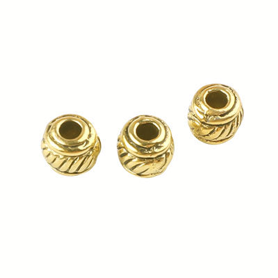 5 MM GOLD BEADS - 20 PCS