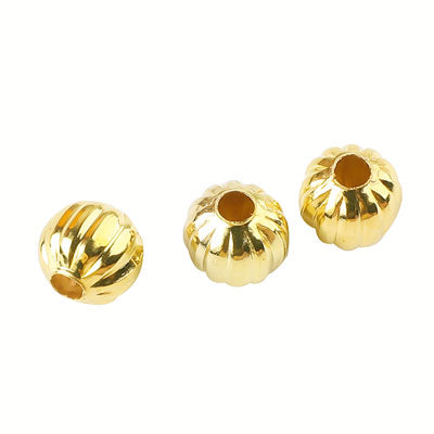 10 MM GOLD BEADS - 15 PCS