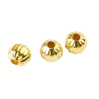 8 MM GOLD BEADS - 20 PCS