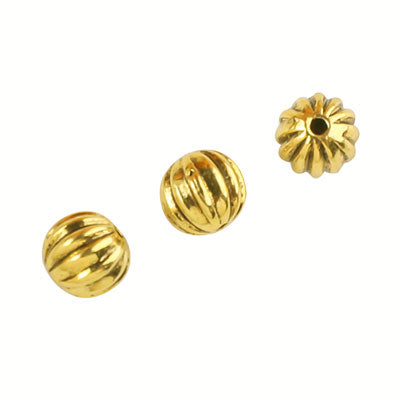 6 MM GOLD BEADS - 40 PCS