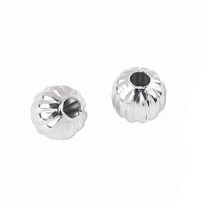 10 MM SILVER BEADS - 15 PCS