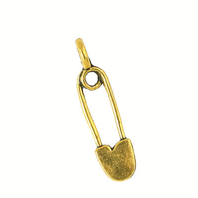 BABY PIN CHARM 28 MM GOLD - 16 PCS