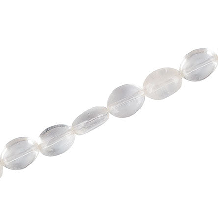 CRYSTAL QUARTZ 10 X 8 MM OVAL - 38 PCS