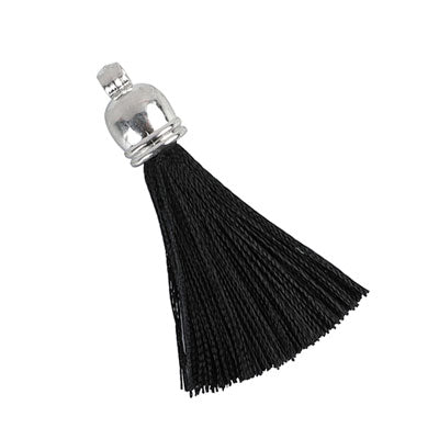 TASSELS 40 MM BLACK - 5 PCS