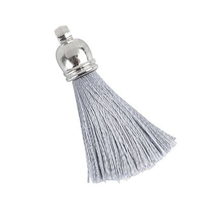 TASSELS 40 MM SILVER - 5 PCS