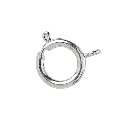 12 mm silver clasp 6 pcs