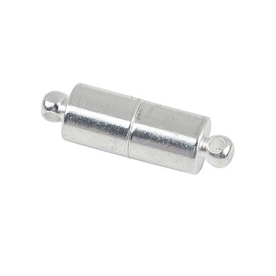 20 X 6 MM SILVER MAGNETIC CLASP - 2 PCS