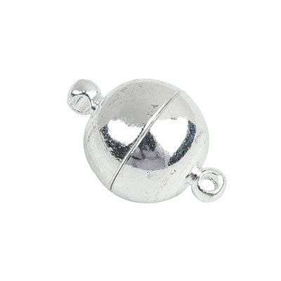 15 X 10 MM SILVER MAGNETIC CLASP - 2 SETS