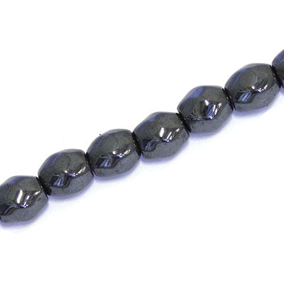 HEMATITE MAGNETIC OVAL BEADS 8 X 7 MM - 46 PCS