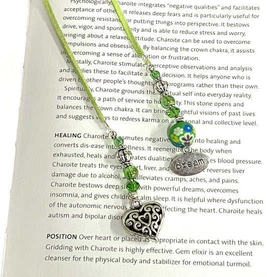 BOOKMARK KIT GREEN DREAM / HEART