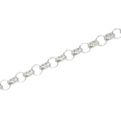 6 MM ALLOY CHAIN SILVER - 1 M