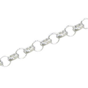 8 MM ALLOY CHAIN SILVER - 1 M