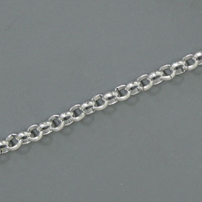4 MM ALLOY CHAIN SILVER - 1 M