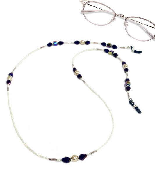 EYE GLASS HOLDERS KIT PURPLE / CREAM
