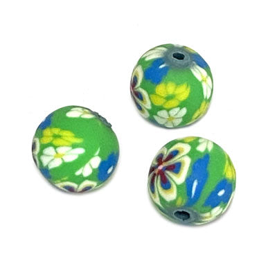 11 MM POLYMER CLAY BEADS - 20 PCS