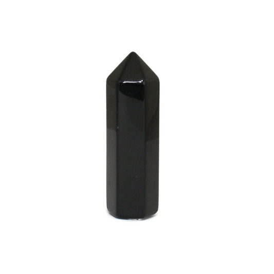 BLACK OBSIDIAN POINT 6CM