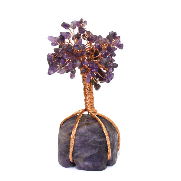 AMETHYST GEMSTONE TREE APPROX 14CM