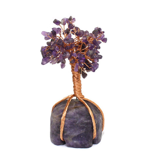 AMETHYST GEMSTONE TREE APPROX 14CM