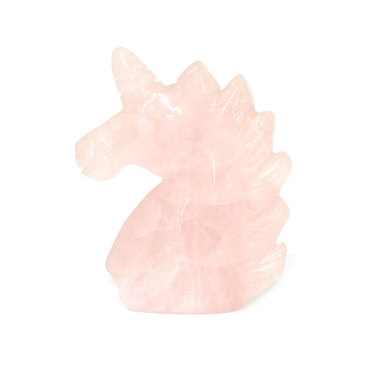 ROSE QUARTZ UNICORN 6CM