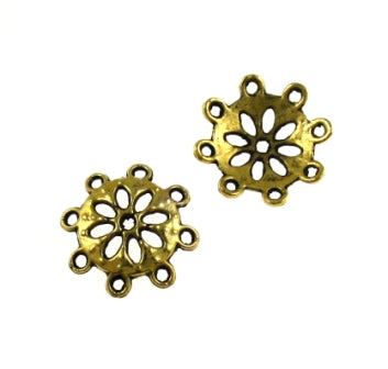 15 mm gold bead cap -20/pcs