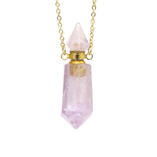 PERFUME BOTTLE AMETHYST 4CM