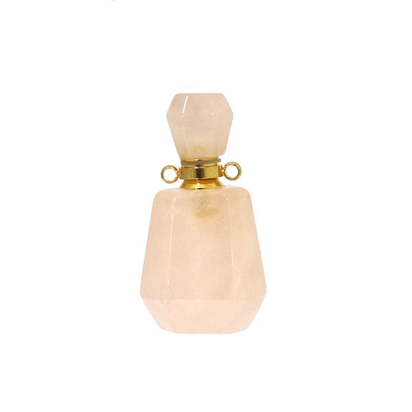 PERFUME BOTTLE ROSE QUARTZ 3.5CM