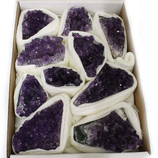 AMETHYST CLUSTERS BOX