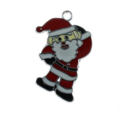 santa charm 40 mm - 3 pcs