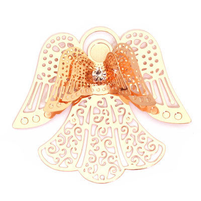 3D 45 MM ROSE GOLD FILIGREE ANGEL - 1PC